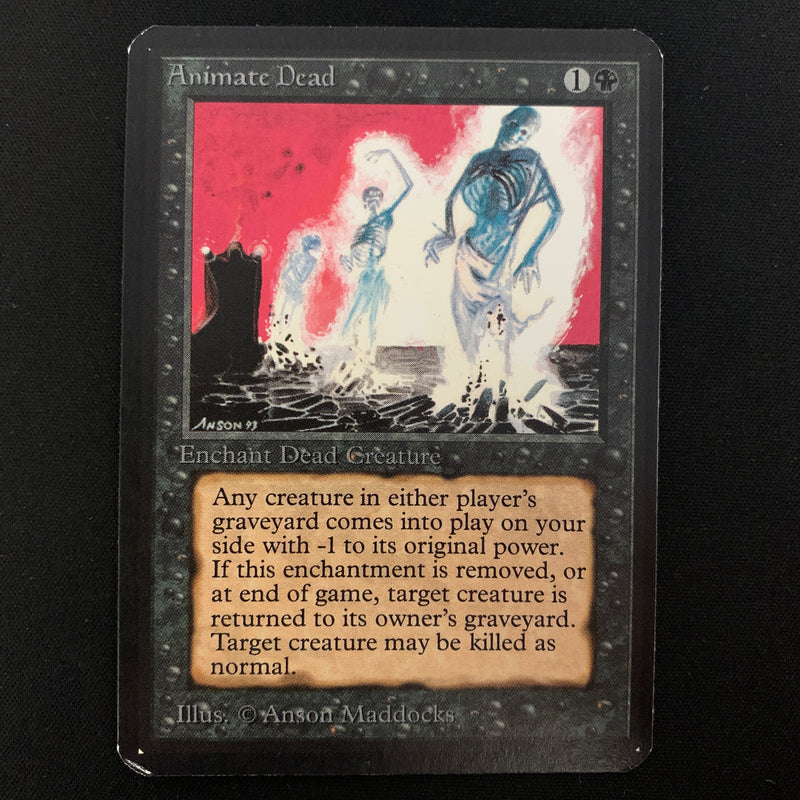 Magic the Gathering Animate Dead - Alpha EX - 24948