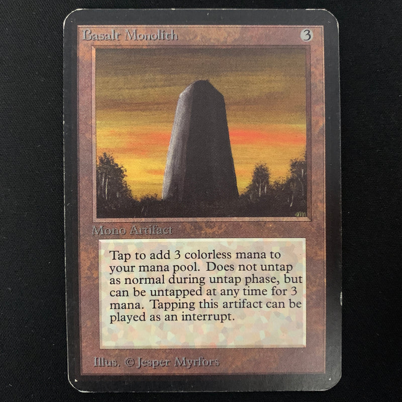 Magic the Gathering Basalt Monolith - Alpha LP - 24951