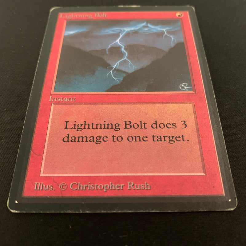 Magic the Gathering Lightning Bolt - Beta 