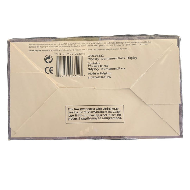 MTG Sealed Product - Odyssey Tournament Pack Box English - 