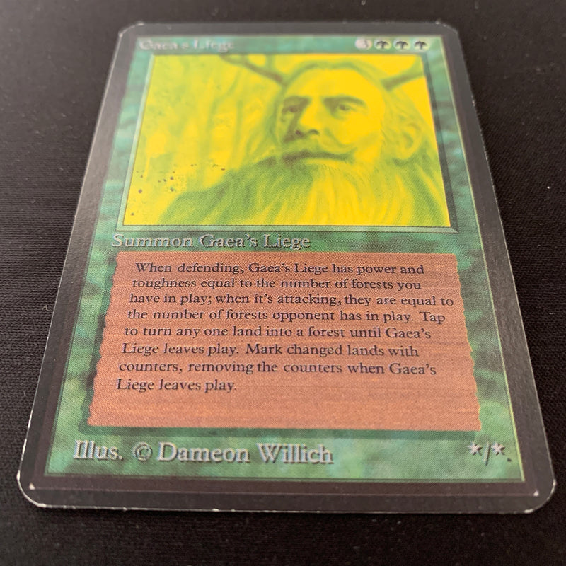 Magic the Gathering Gaea's Liege - Alpha 