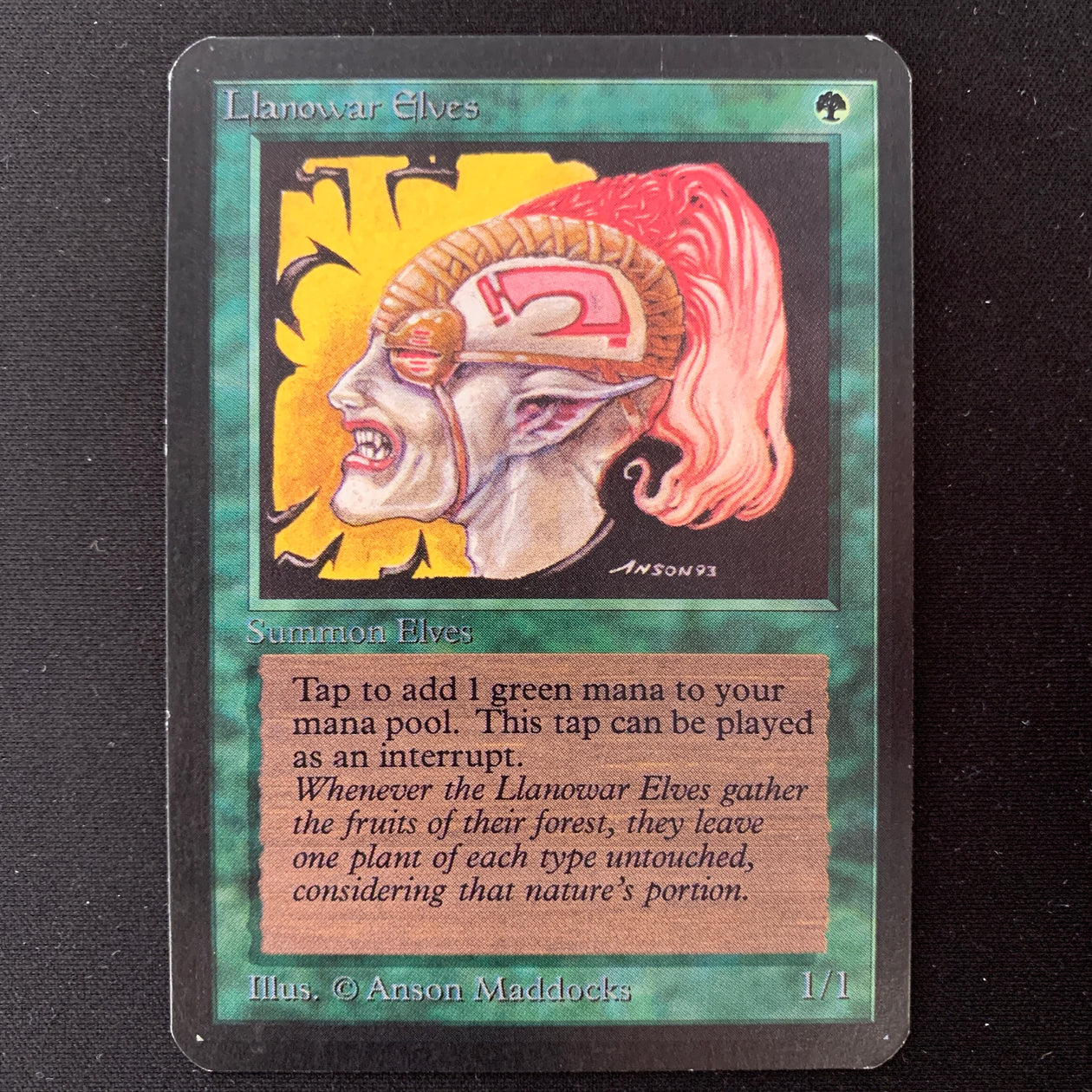 MTG Singles - Llanowar Elves - Alpha - EX - 25069