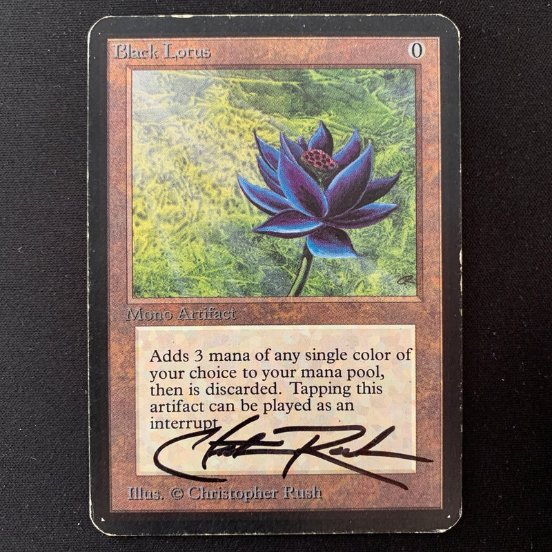 MTG Singles - Black Lotus - Alpha - PL - SIGNED - 25074