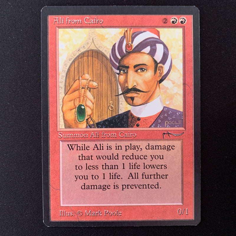 Magic the Gathering Ali From Cairo - Arabian Nights NM - 25102