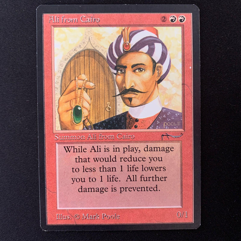 Magic the Gathering Ali From Cairo - Arabian Nights EX - 25103