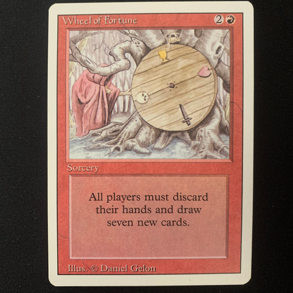Magic the Gathering Wheel of Fortune - Revised EX - 25139