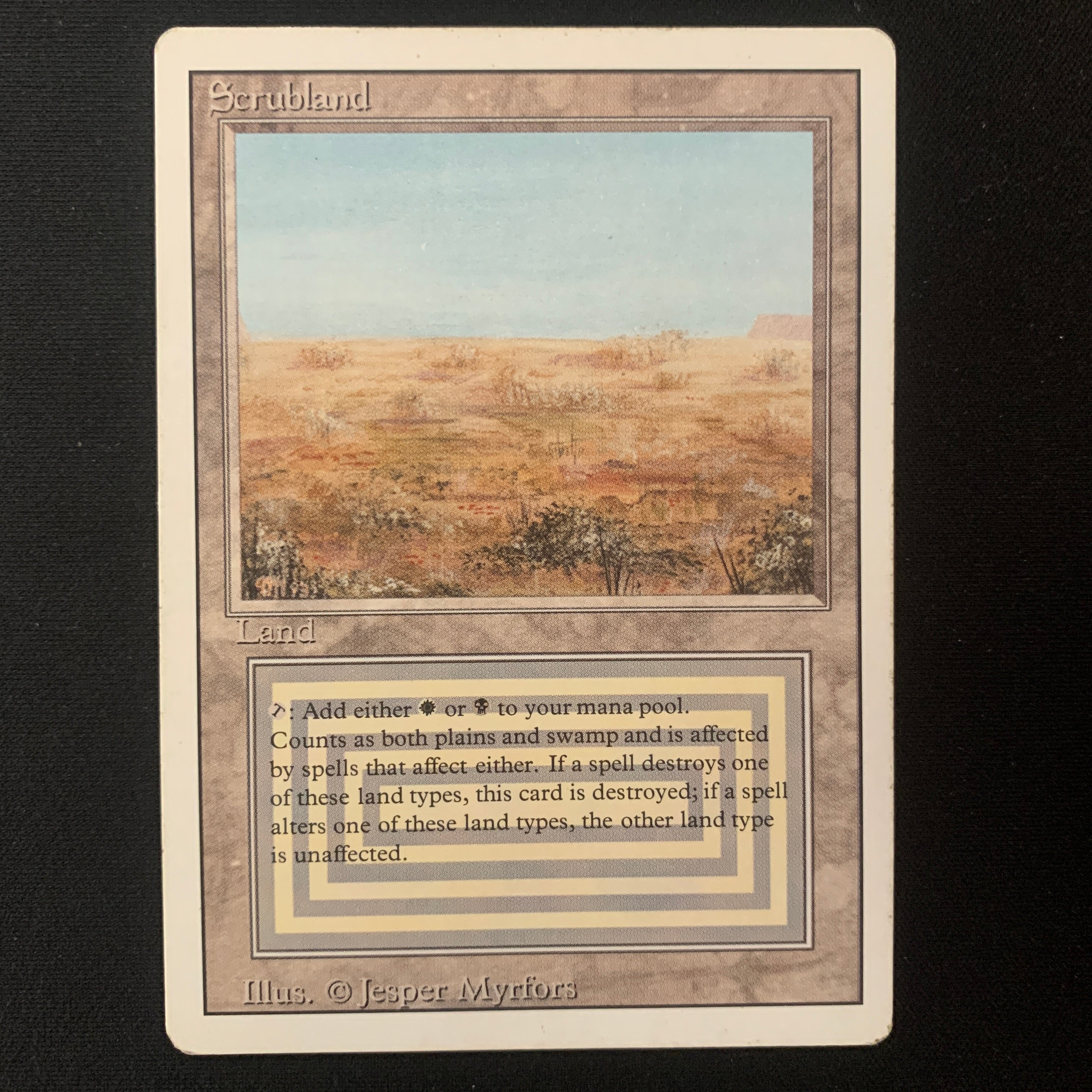 MTG Singles - Scrubland - Revised - PL - 25157