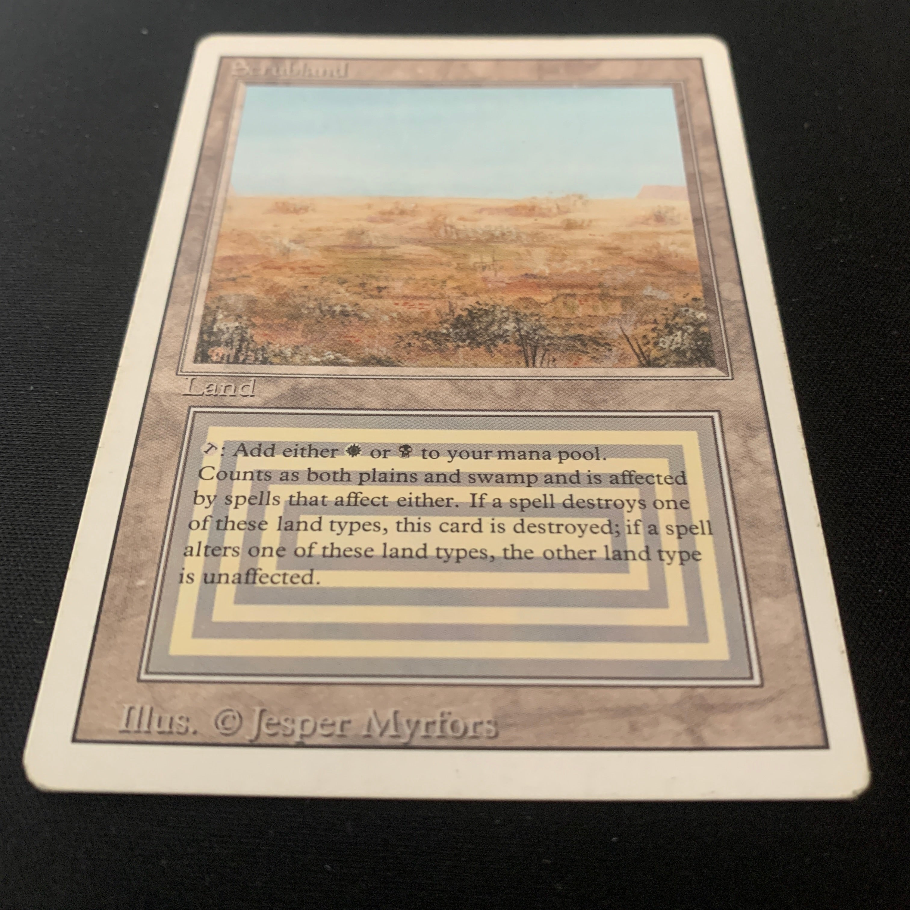 MTG Singles - Scrubland - Revised - 