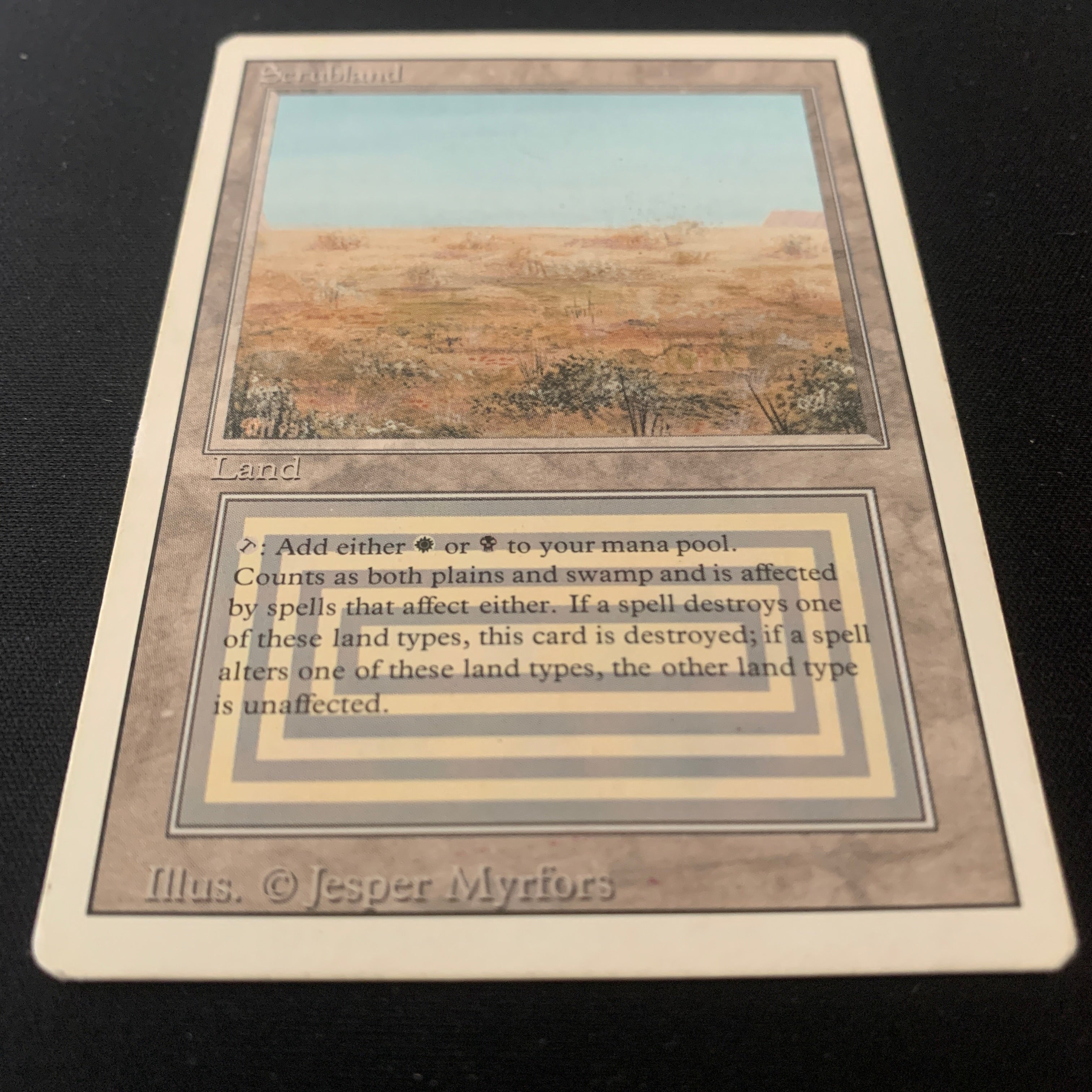 MTG Singles - Scrubland - Revised - 