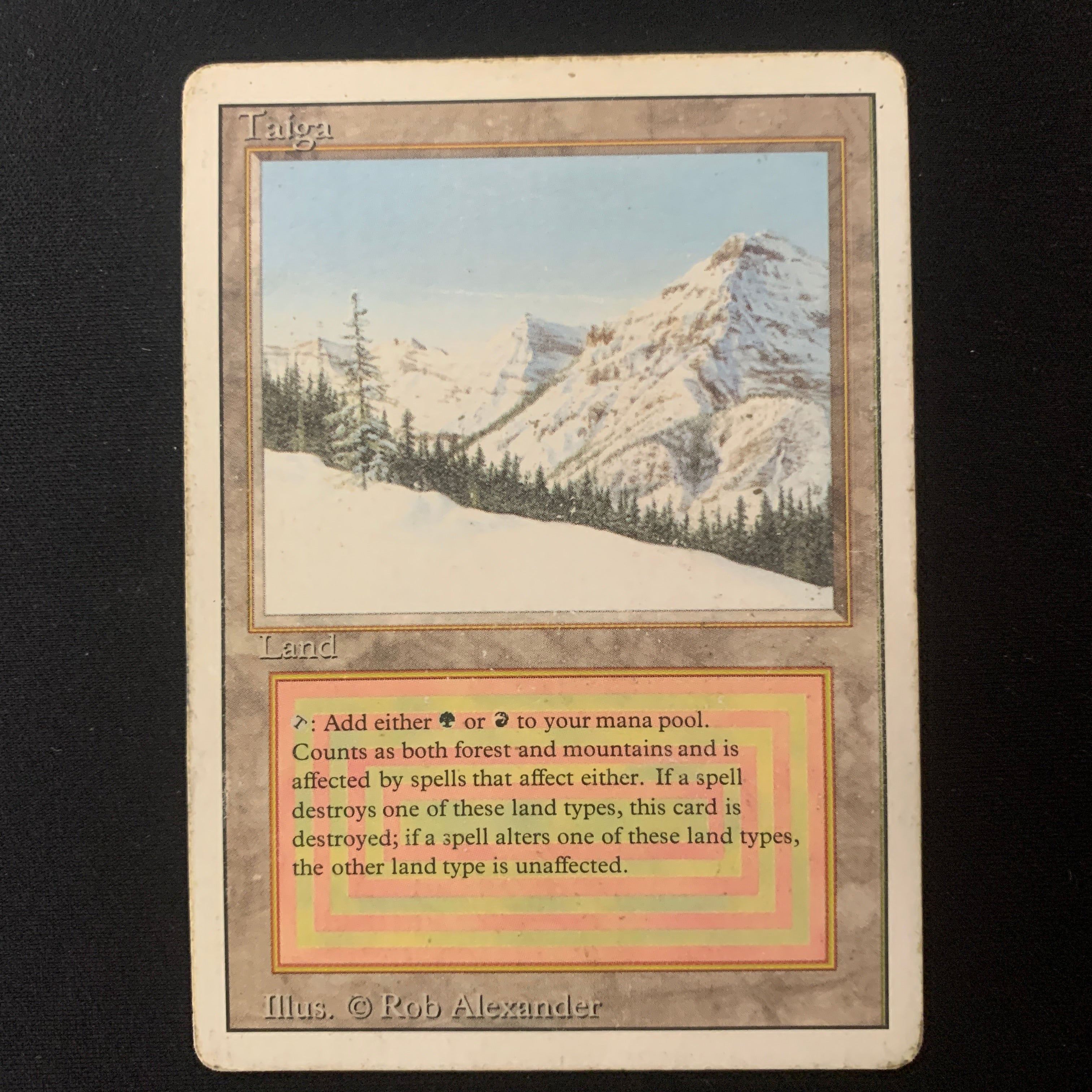 MTG Singles - Taiga - Revised - PO - INKED - 25166