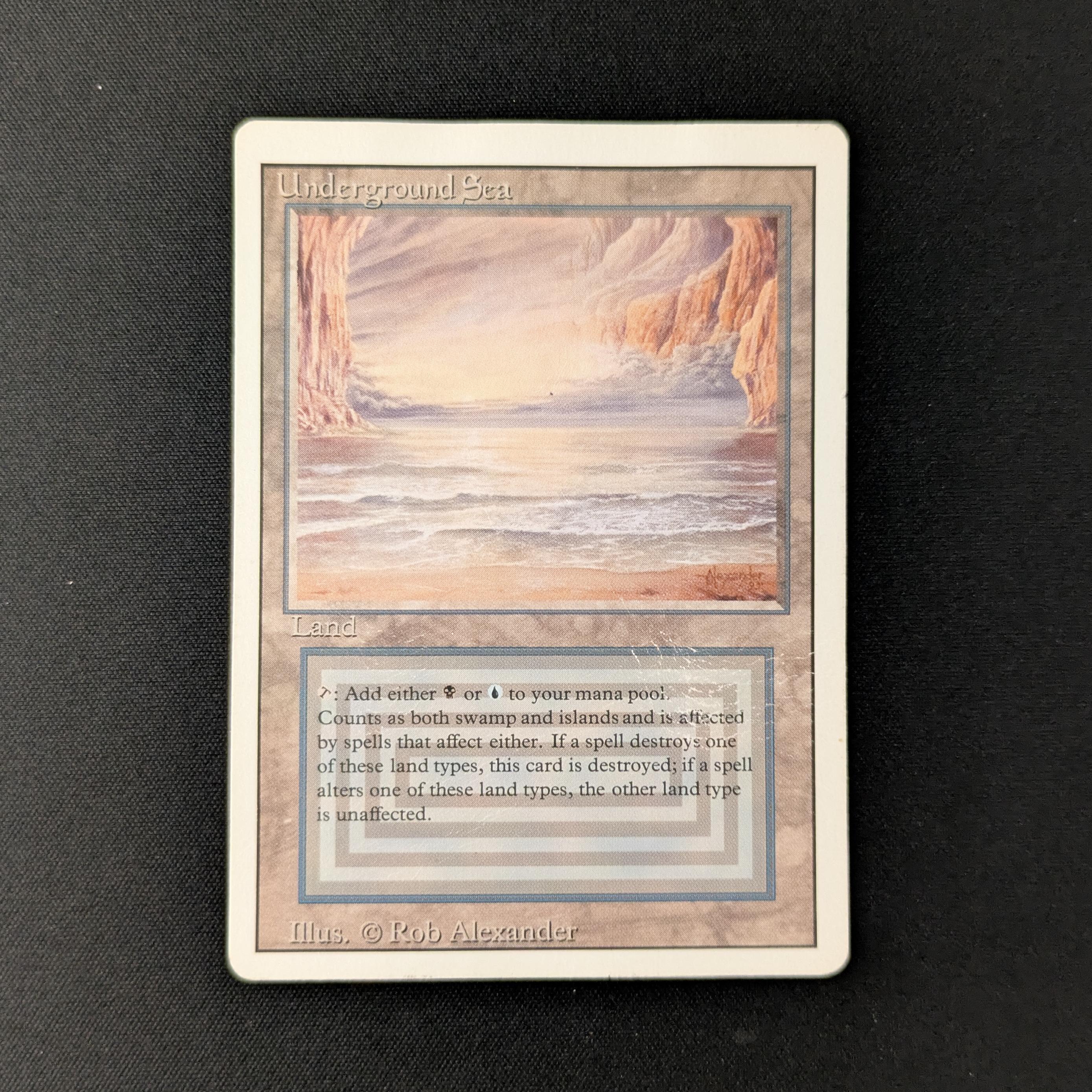 MTG Singles - Underground Sea - Revised - PO - WATER DAMAGE - 25181