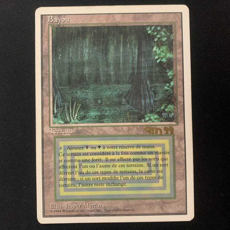 Magic the Gathering Bayou - Foreign White Bordered - French 