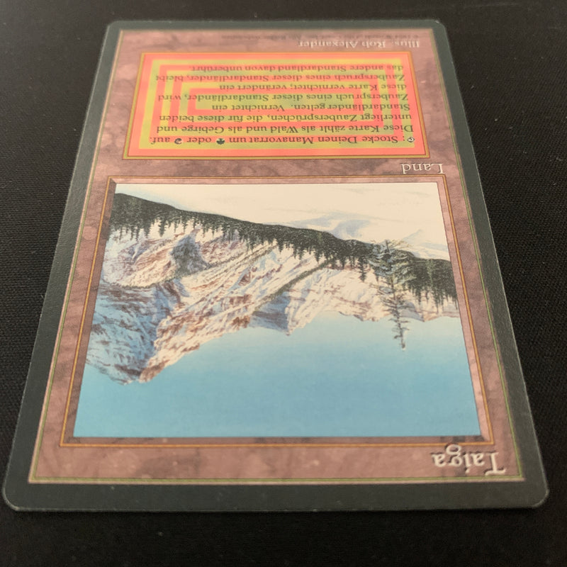 Magic the Gathering Taiga - Foreign Black Bordered - German 