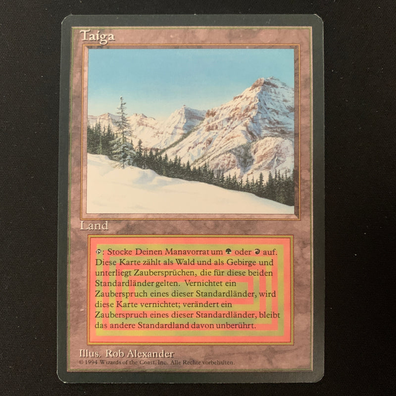 Magic the Gathering Taiga - Foreign Black Bordered - German NM - 25210