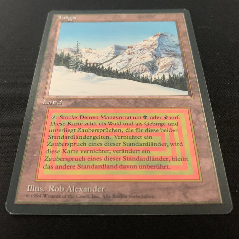 Magic the Gathering Taiga - Foreign Black Bordered - German 