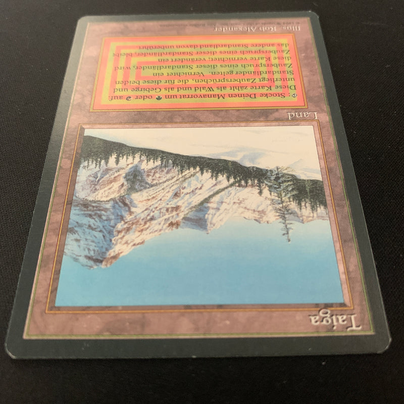 Magic the Gathering Taiga - Foreign Black Bordered - German 