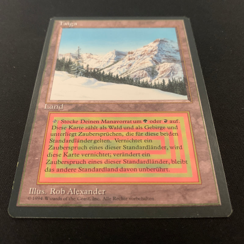 Magic the Gathering Taiga - Foreign Black Bordered - German 