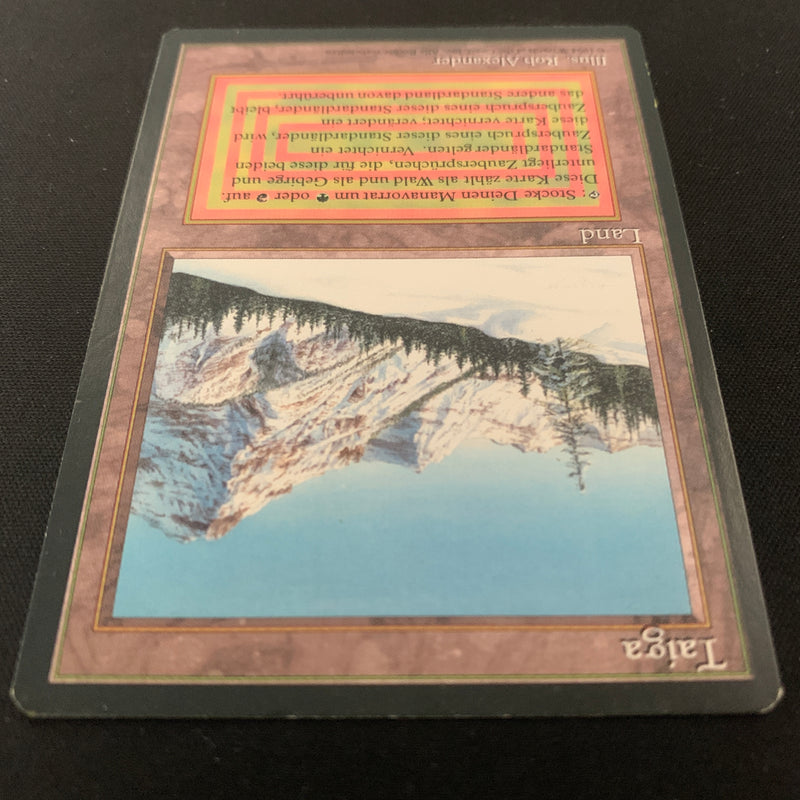 Magic the Gathering Taiga - Foreign Black Bordered - German 