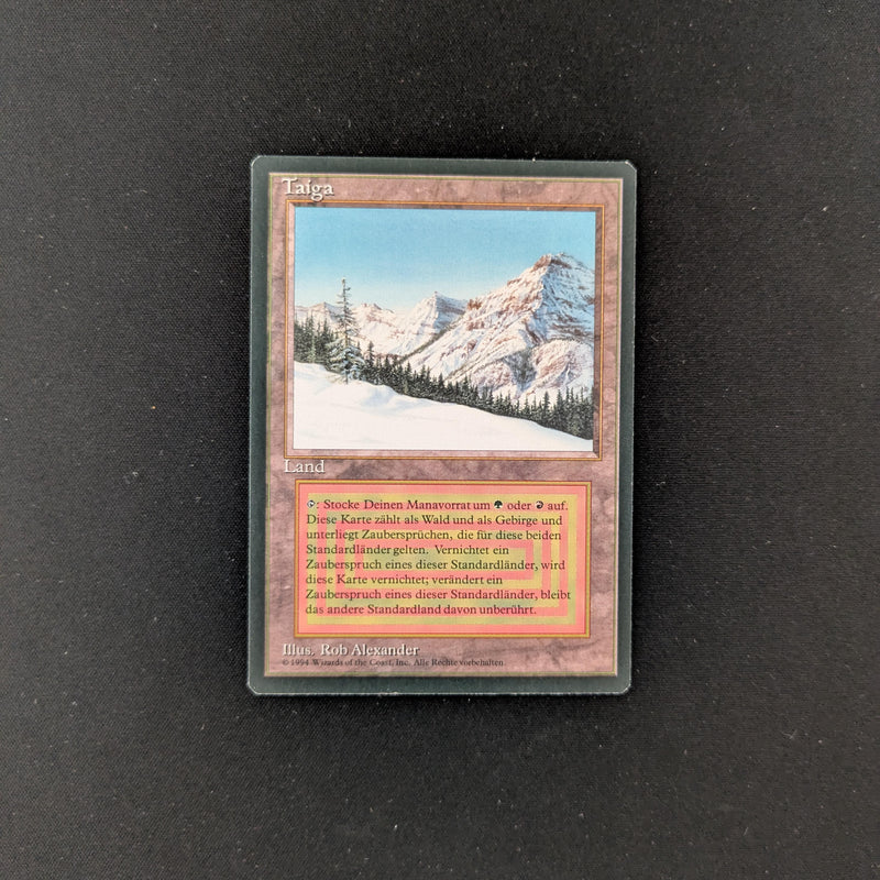 Magic the Gathering Taiga - Foreign Black Bordered - German EX - 25320
