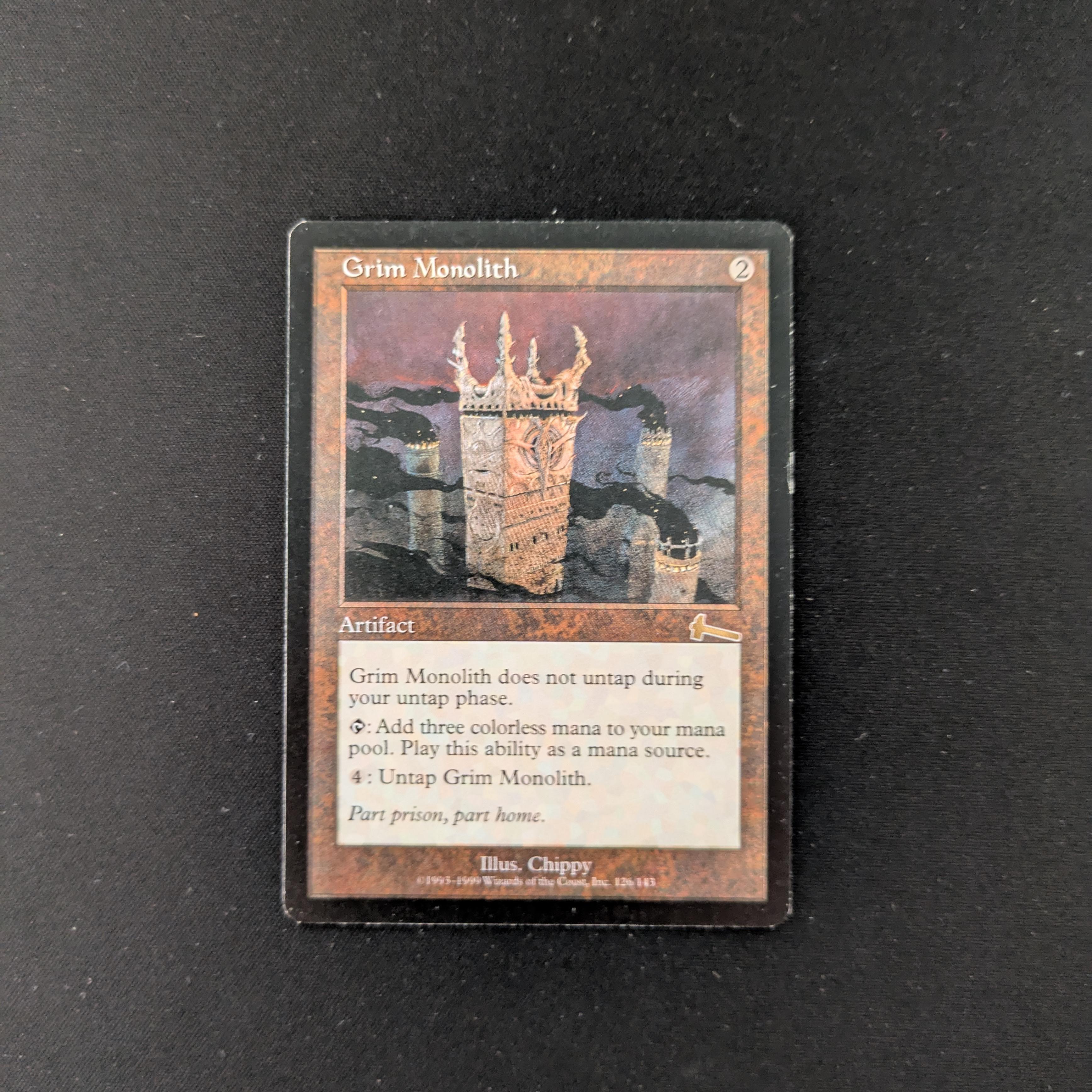 MTG Singles - Grim Monolith - Urza's Legacy - English - GD - 25324