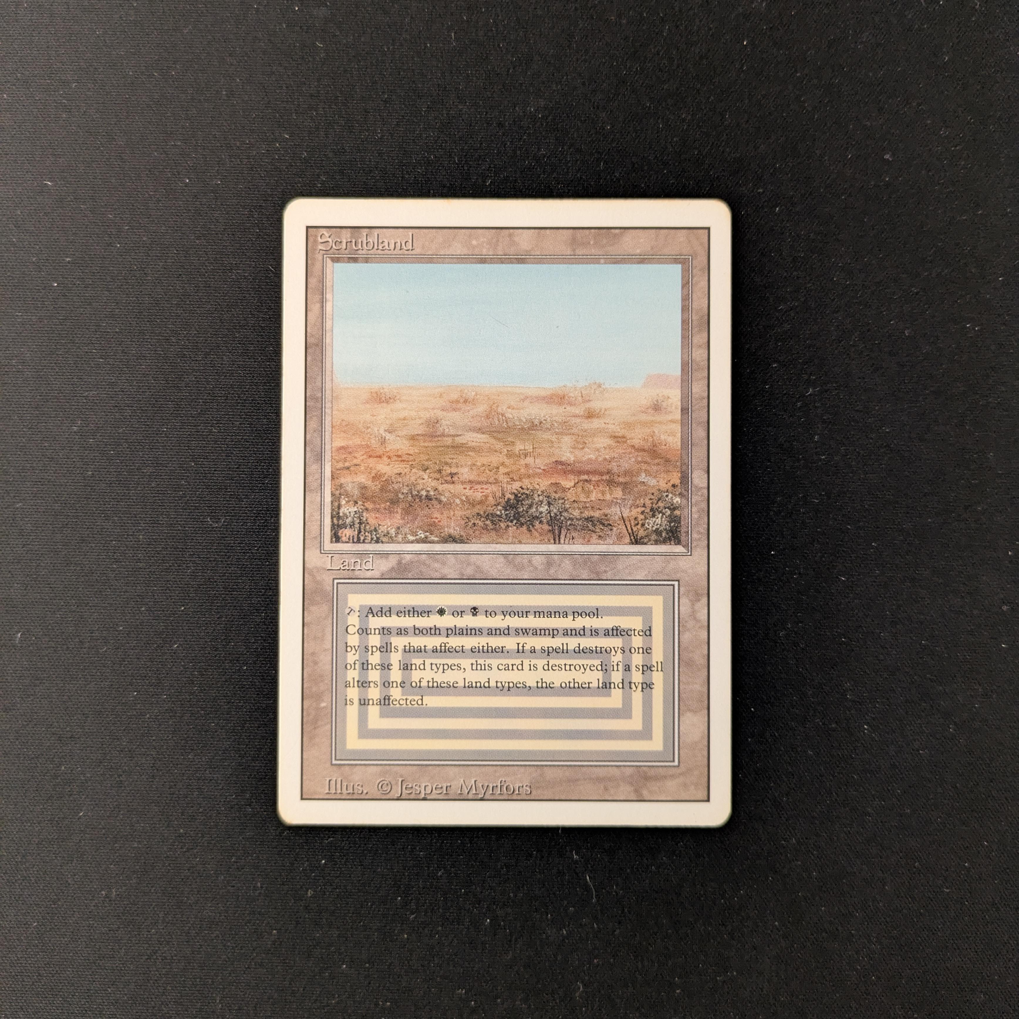 MTG Singles - Scrubland - Revised - PL - 25386