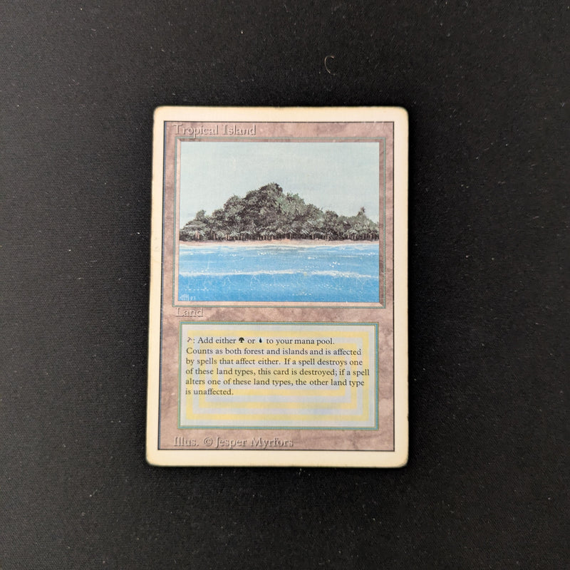 Magic the Gathering Tropical Island - Revised PL - INKED - 25391