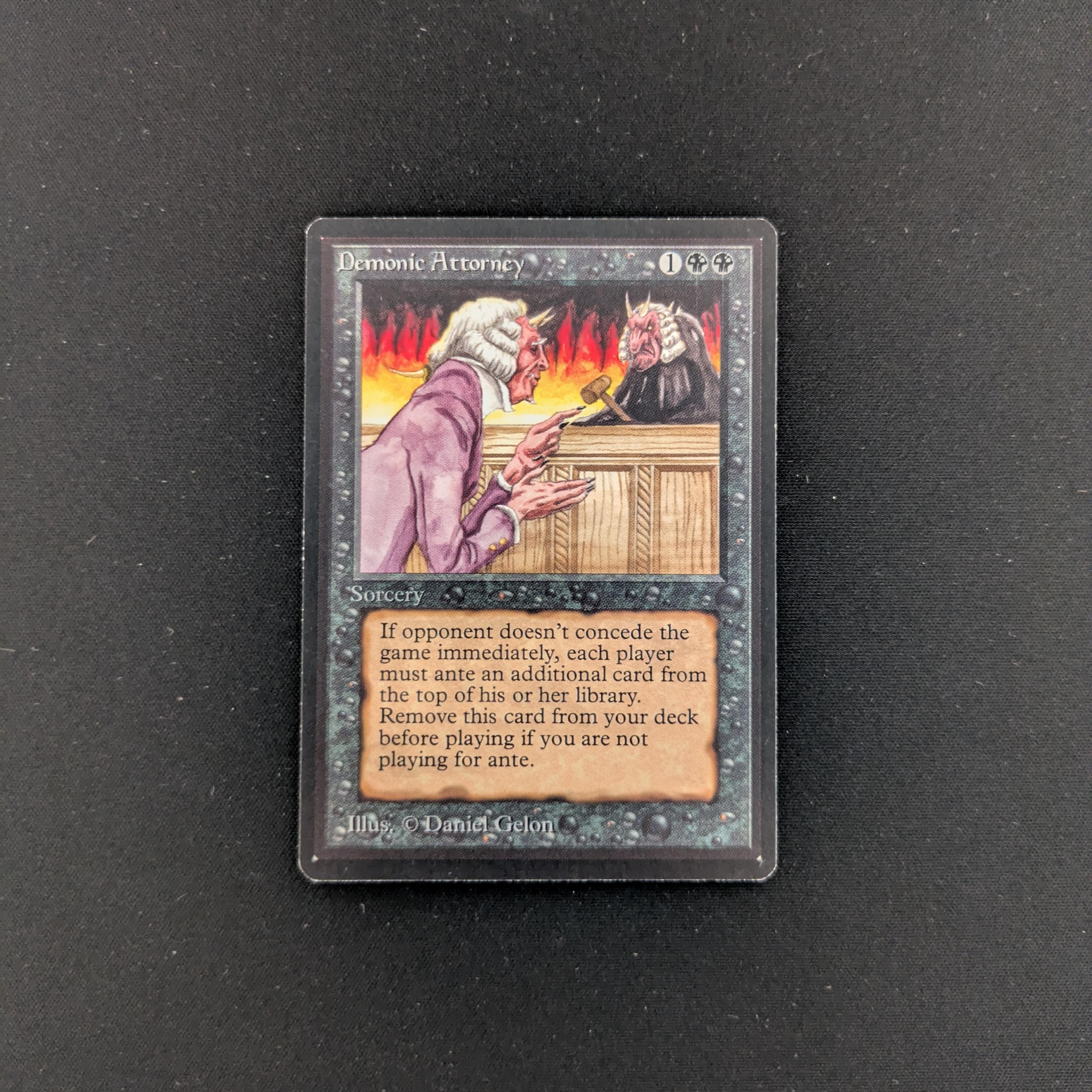 MTG Singles - Demonic Attorney - Beta - EX - 25410