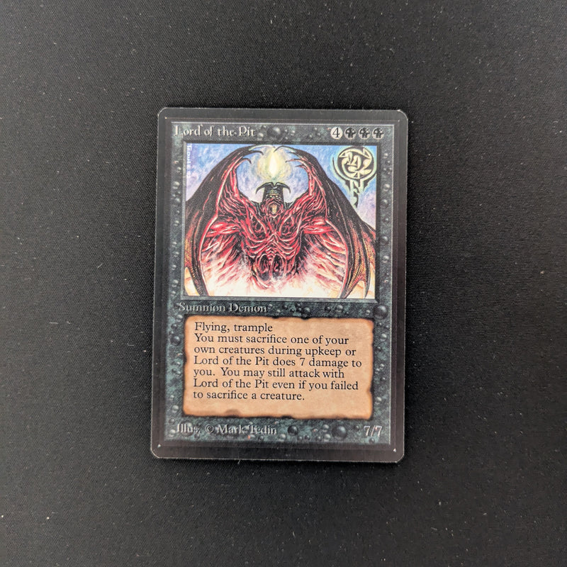 Magic the Gathering Lord of the Pit - Beta NM - 25413