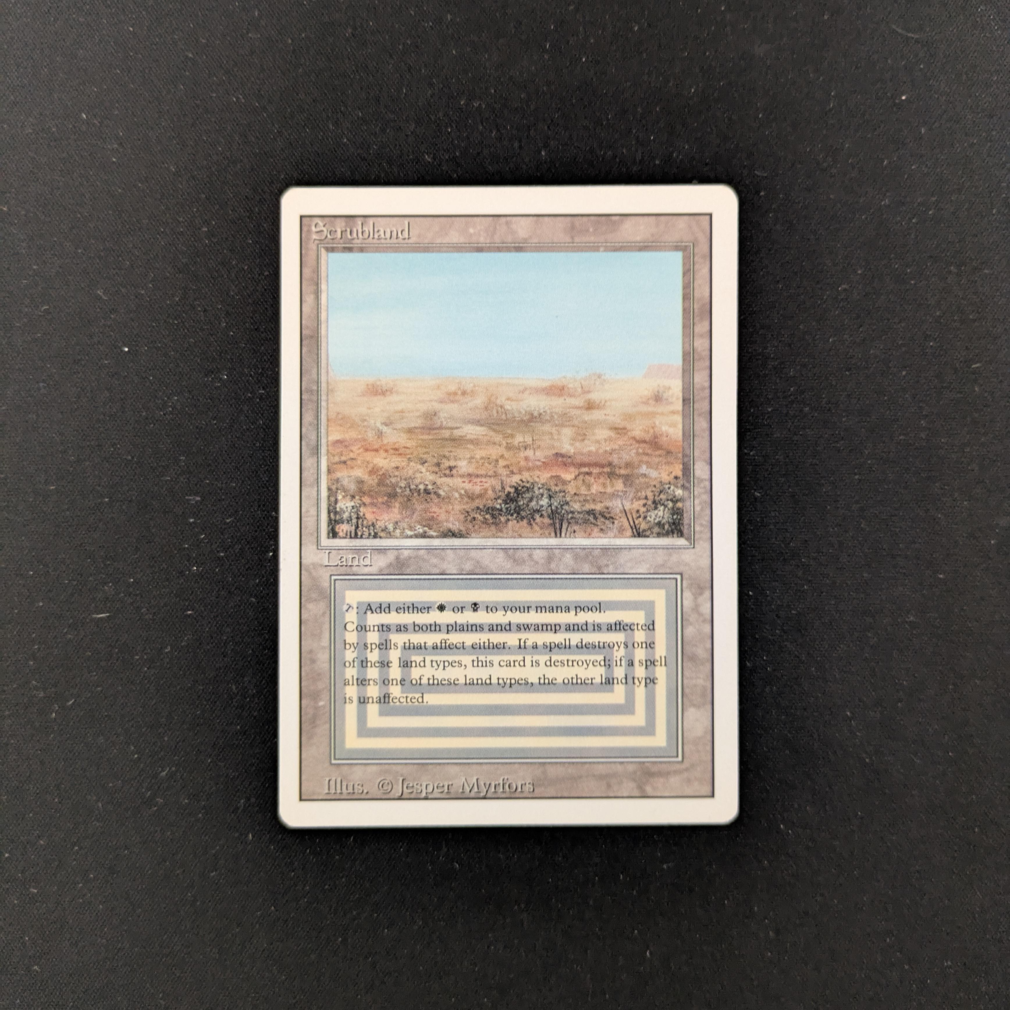 MTG Singles - Scrubland - Revised - 