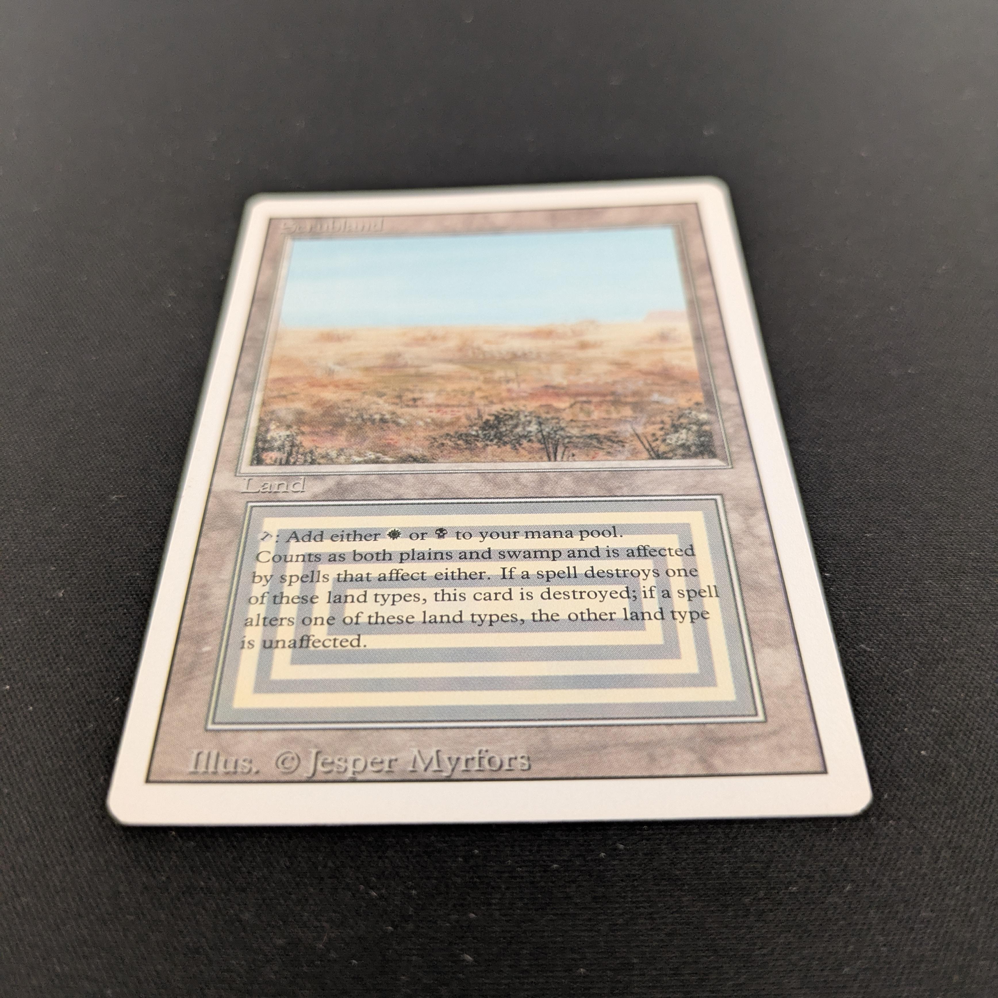 MTG Singles - Scrubland - Revised - 