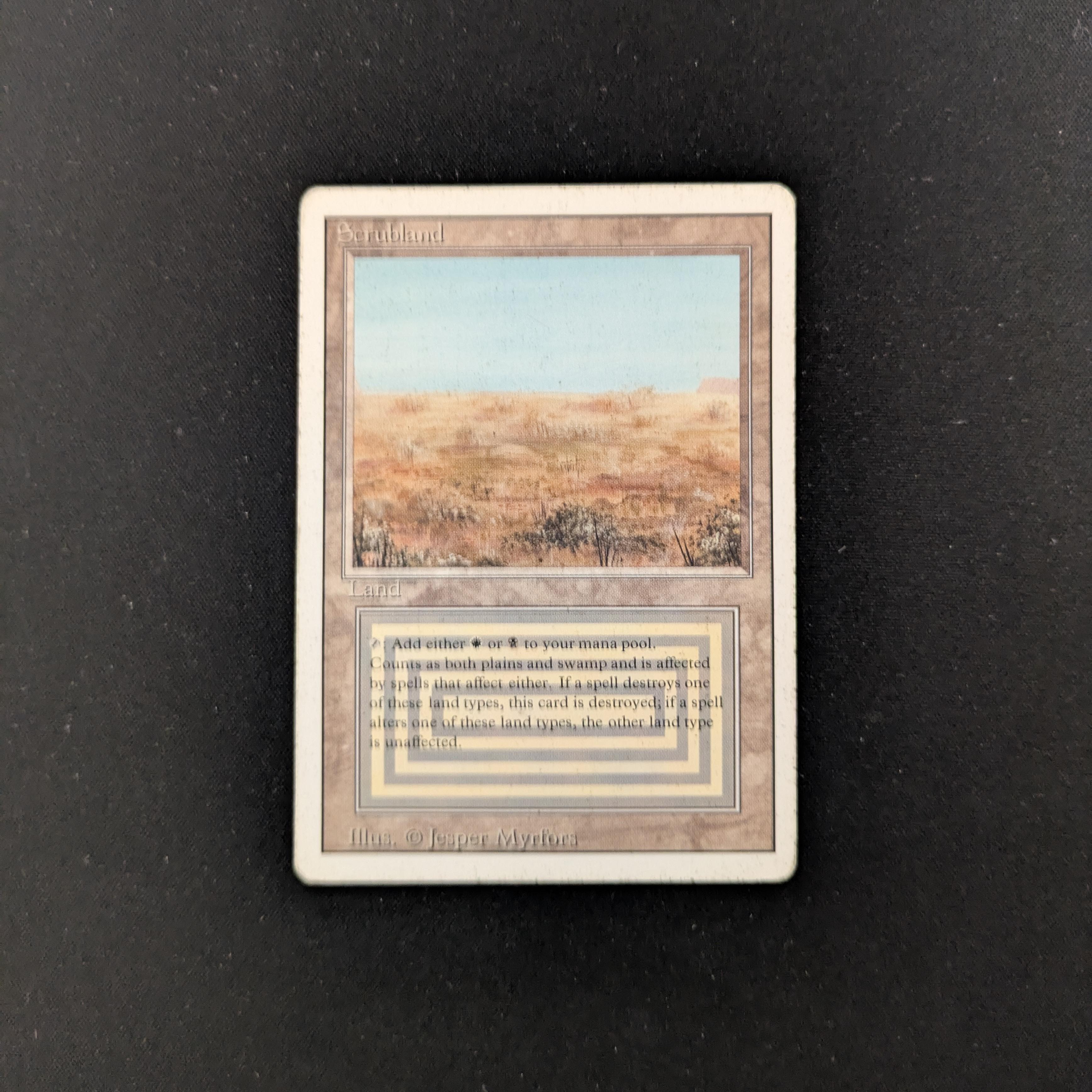 MTG Singles - Scrubland - Revised - PO - 25470