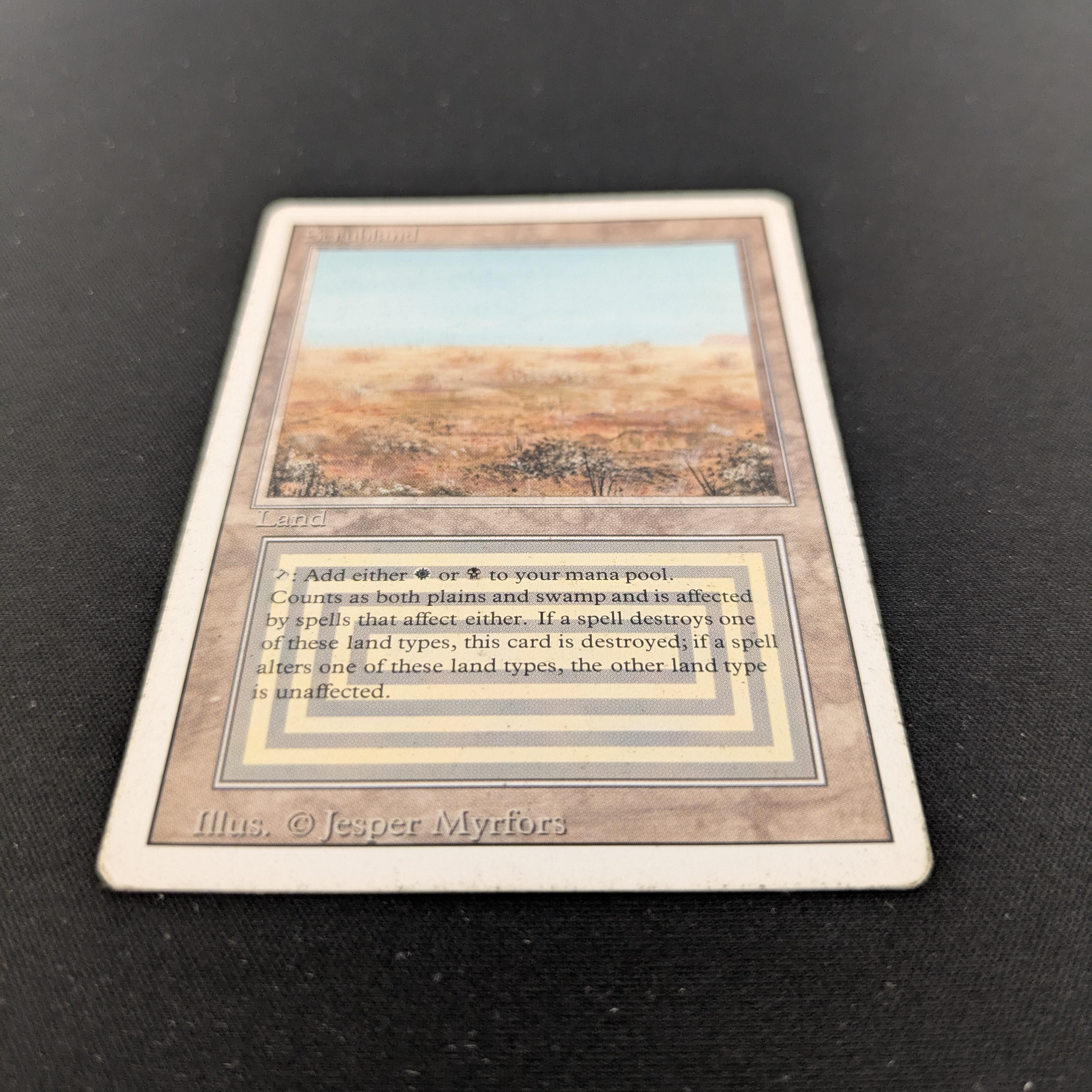 MTG Singles - Scrubland - Revised - 