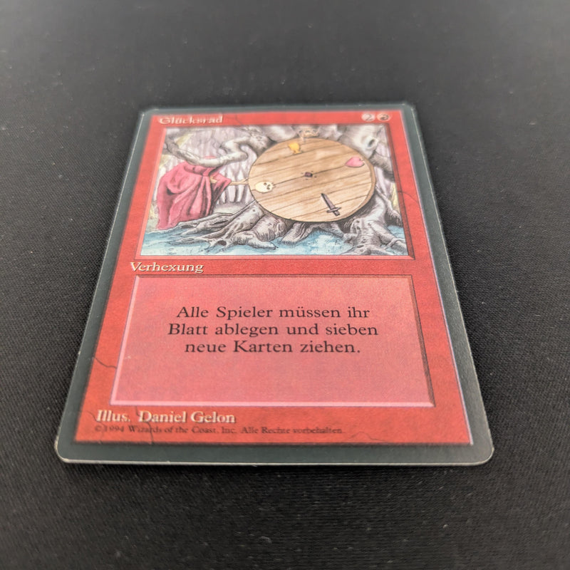 Magic the Gathering Wheel of Fortune - Foreign Black Bordered - German 