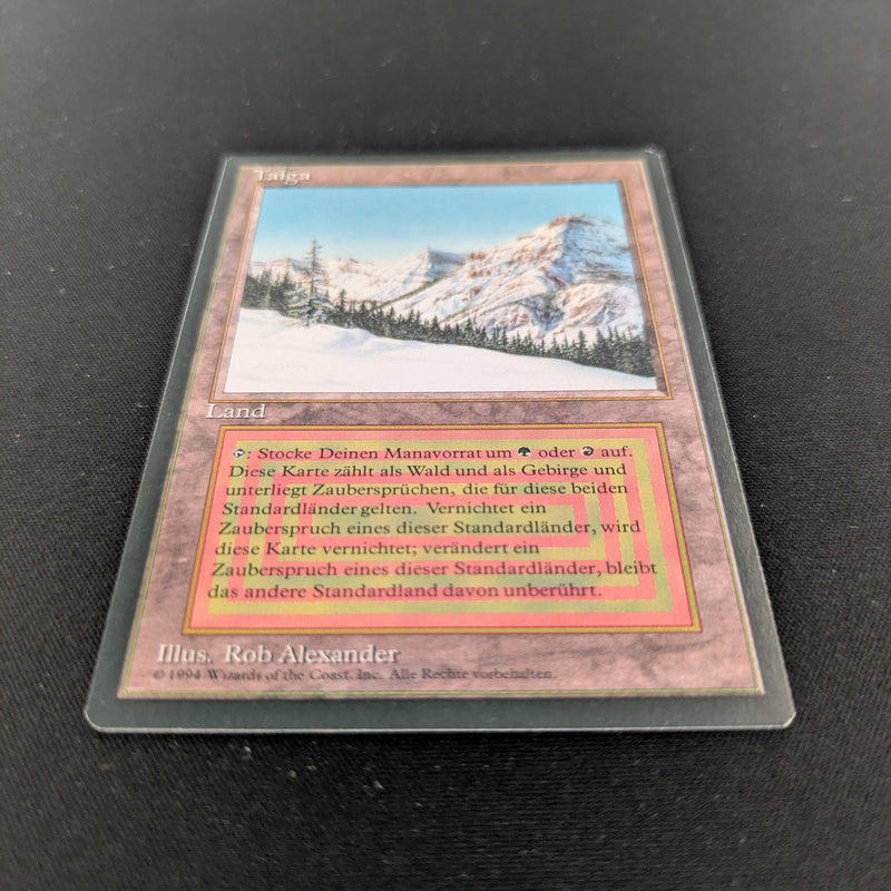 Magic the Gathering Taiga - Foreign Black Bordered - German 