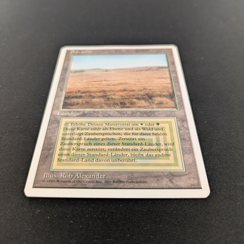 Magic the Gathering Savannah - Foreign White Bordered - German 