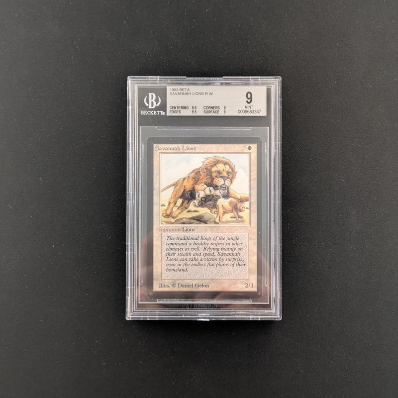 Magic the Gathering Savannah Lions - Beta BGS 9 - 25498