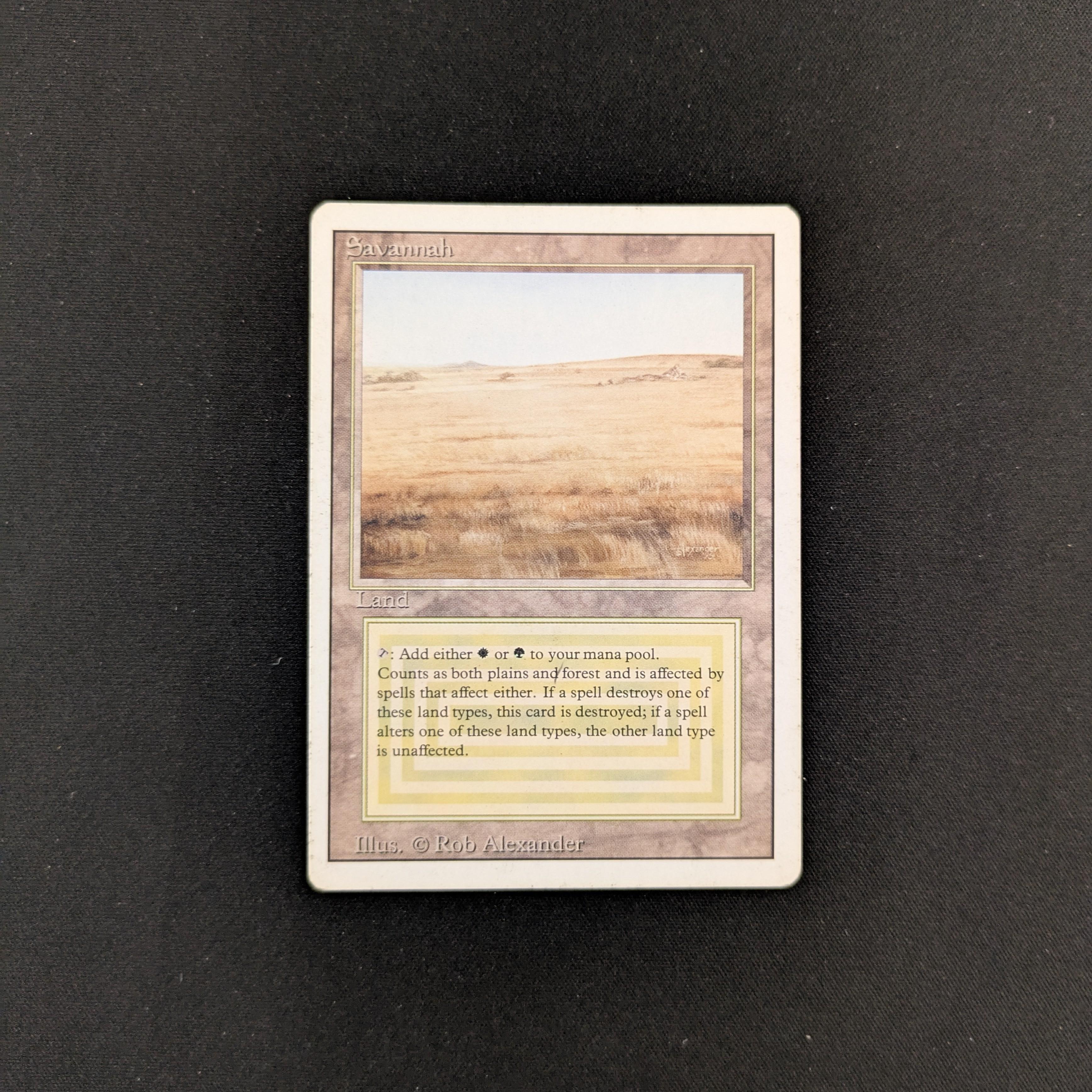 MTG Singles - Savannah - Revised - LP - 25547