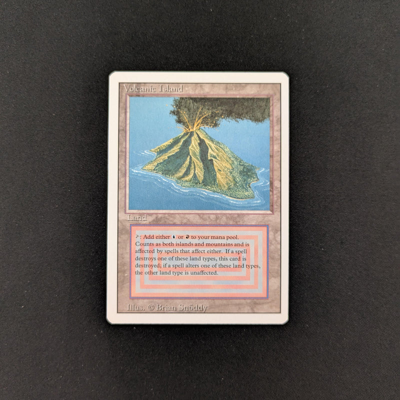 Magic the Gathering Volcanic Island - Revised NM - 25553