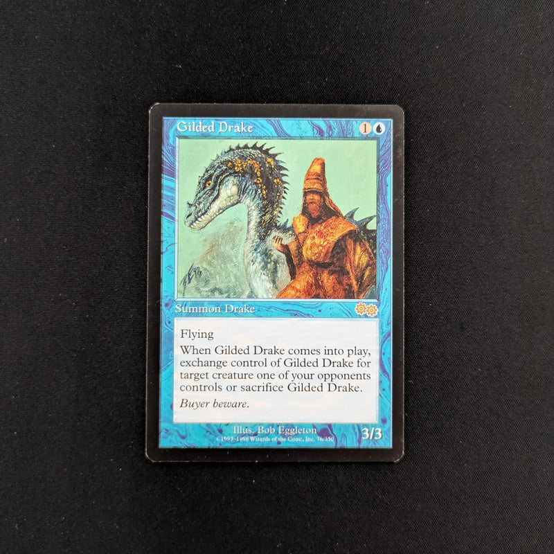 Magic the Gathering Gilded Drake - Urza's Saga English - EX - 25564