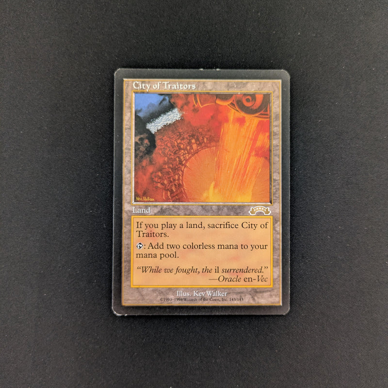 Magic the Gathering City of Traitors - Exodus English - GD - BINDER DING - 25568