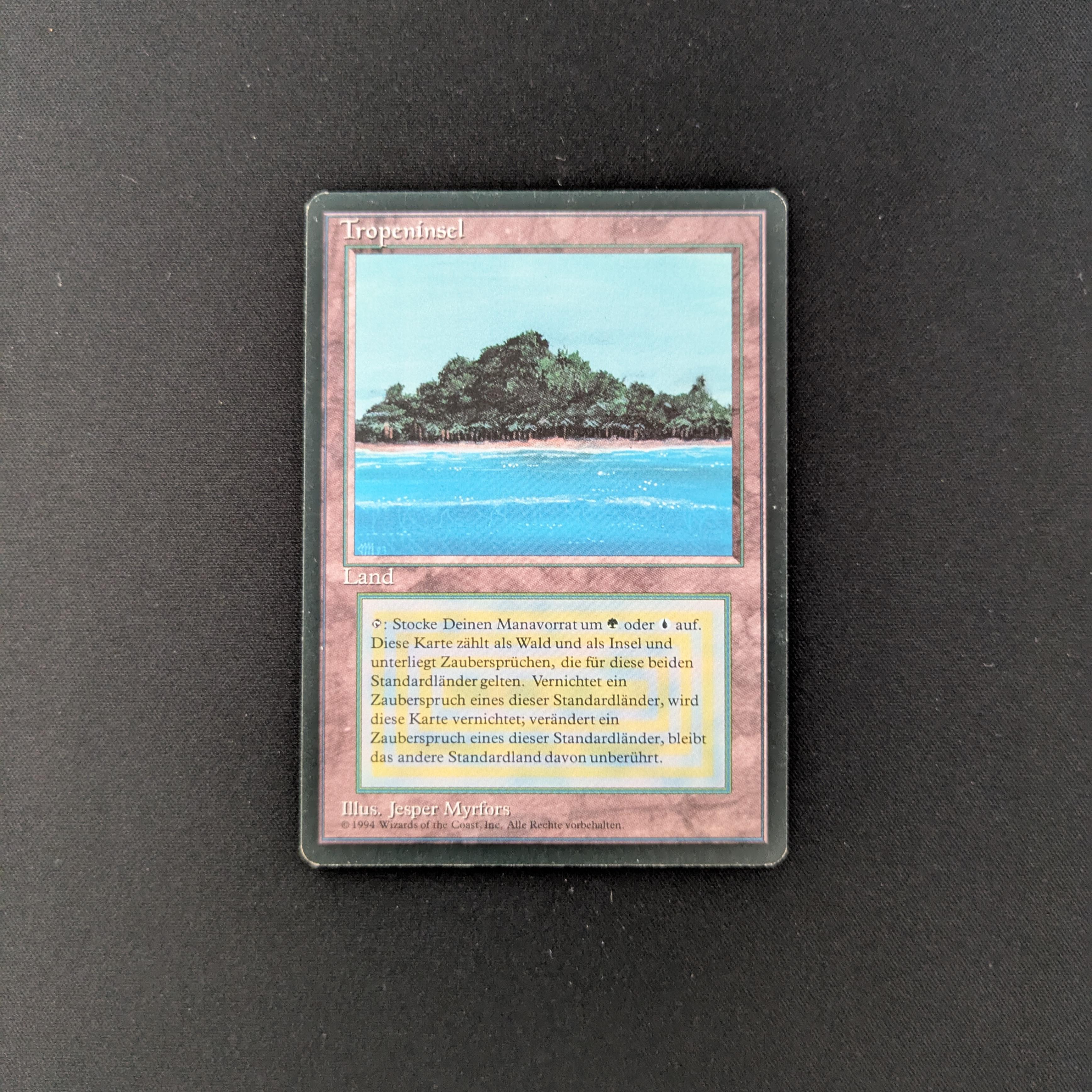 MTG Singles - Tropical Island - Foreign Black Bordered - German - GD - 25590
