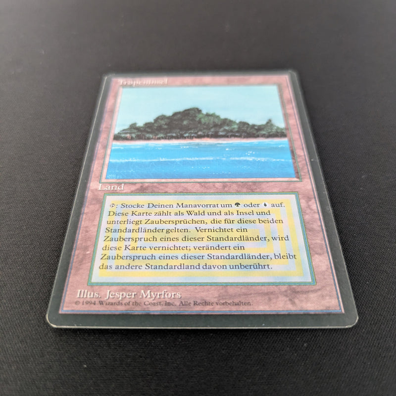 Magic the Gathering Tropical Island - Foreign Black Bordered - German 