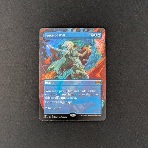 Magic the Gathering [FOIL] Force of Will - Double Masters: Extras - NM 