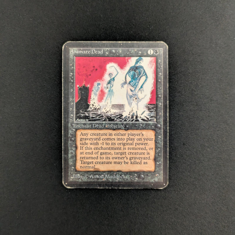 Magic the Gathering Animate Dead - Alpha PO - 25603