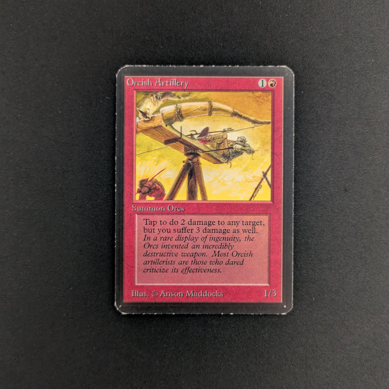 Magic the Gathering Orcish Artillery - Alpha LP - 25604