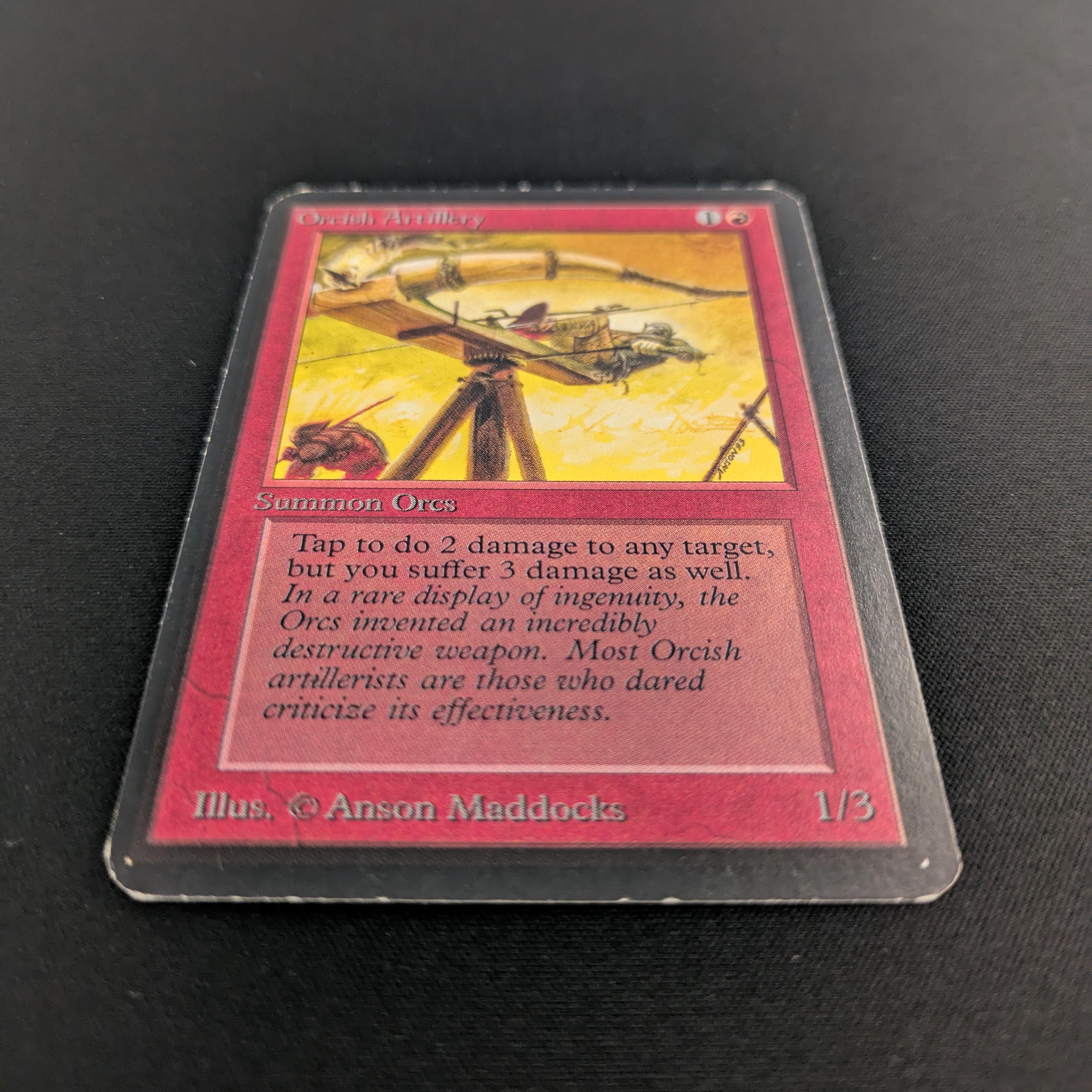 MTG Singles - Orcish Artillery - Alpha - 