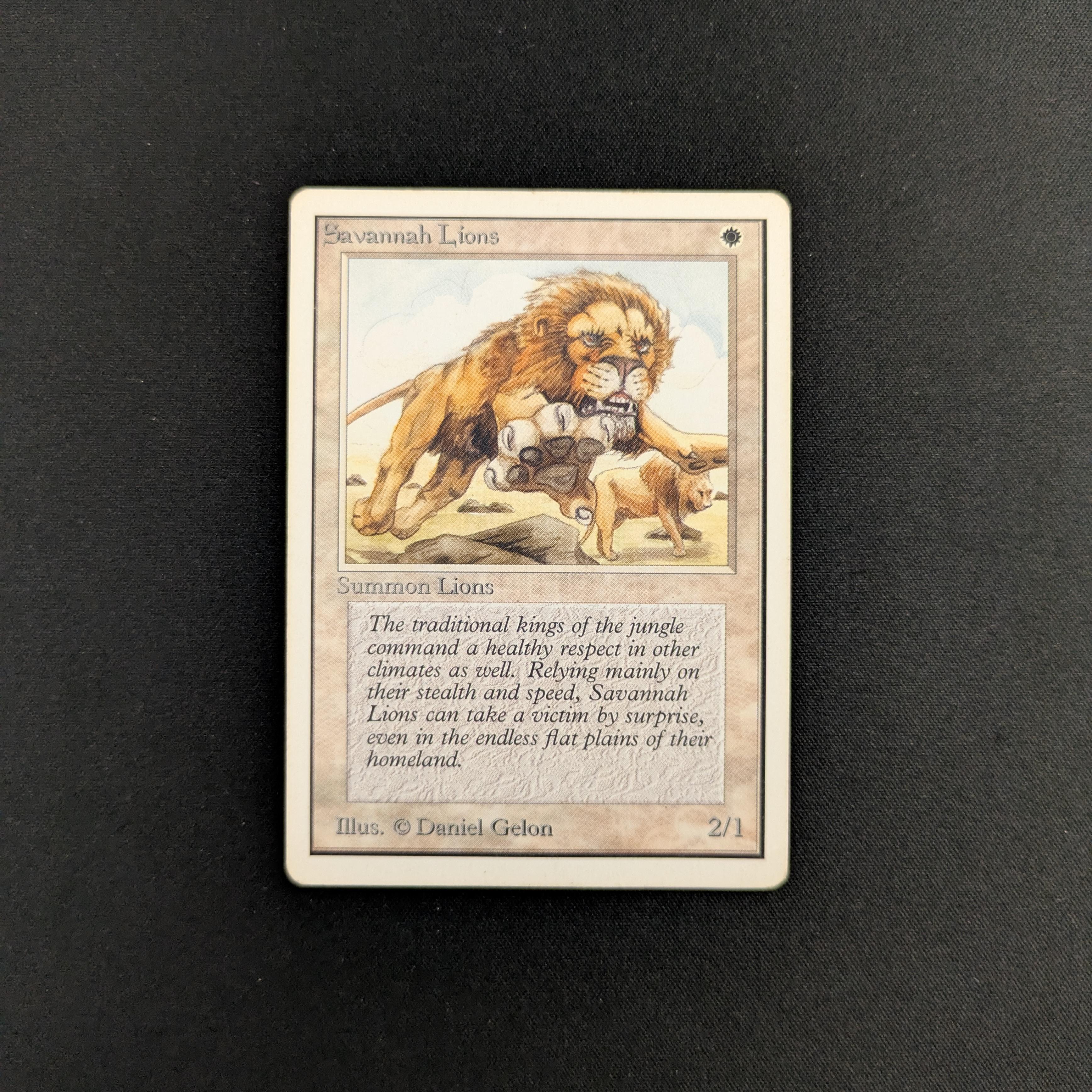 MTG Singles - Savannah Lions - Unlimited - PO - 25619