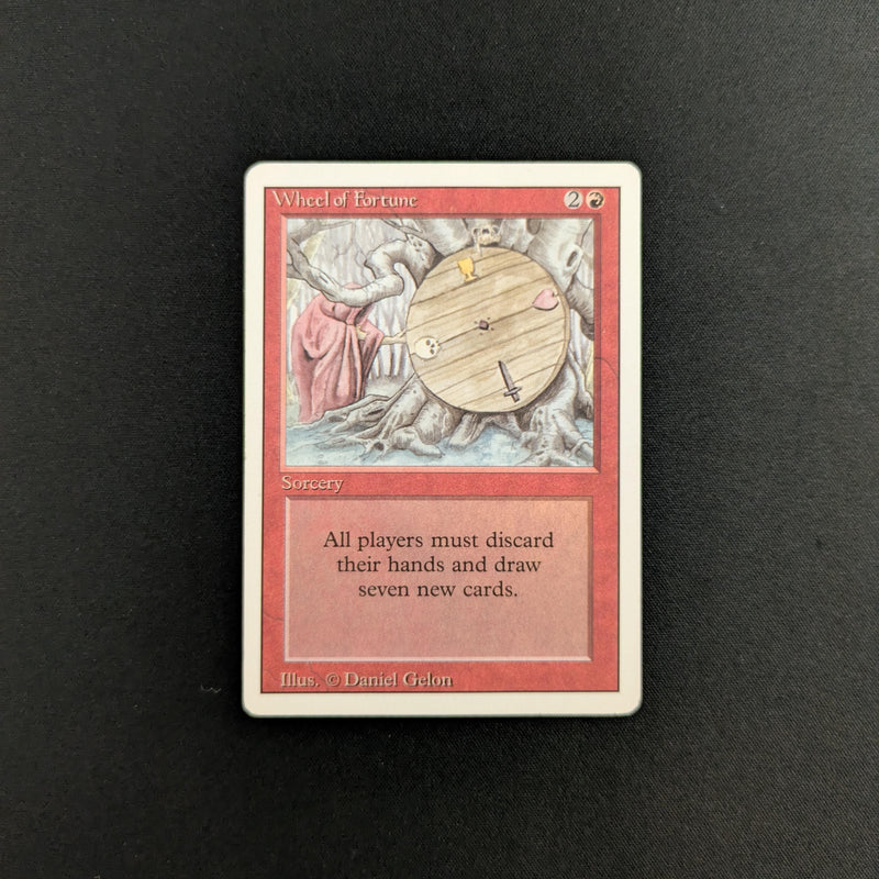 Magic the Gathering Wheel of Fortune - Revised LP - DENT - 25644