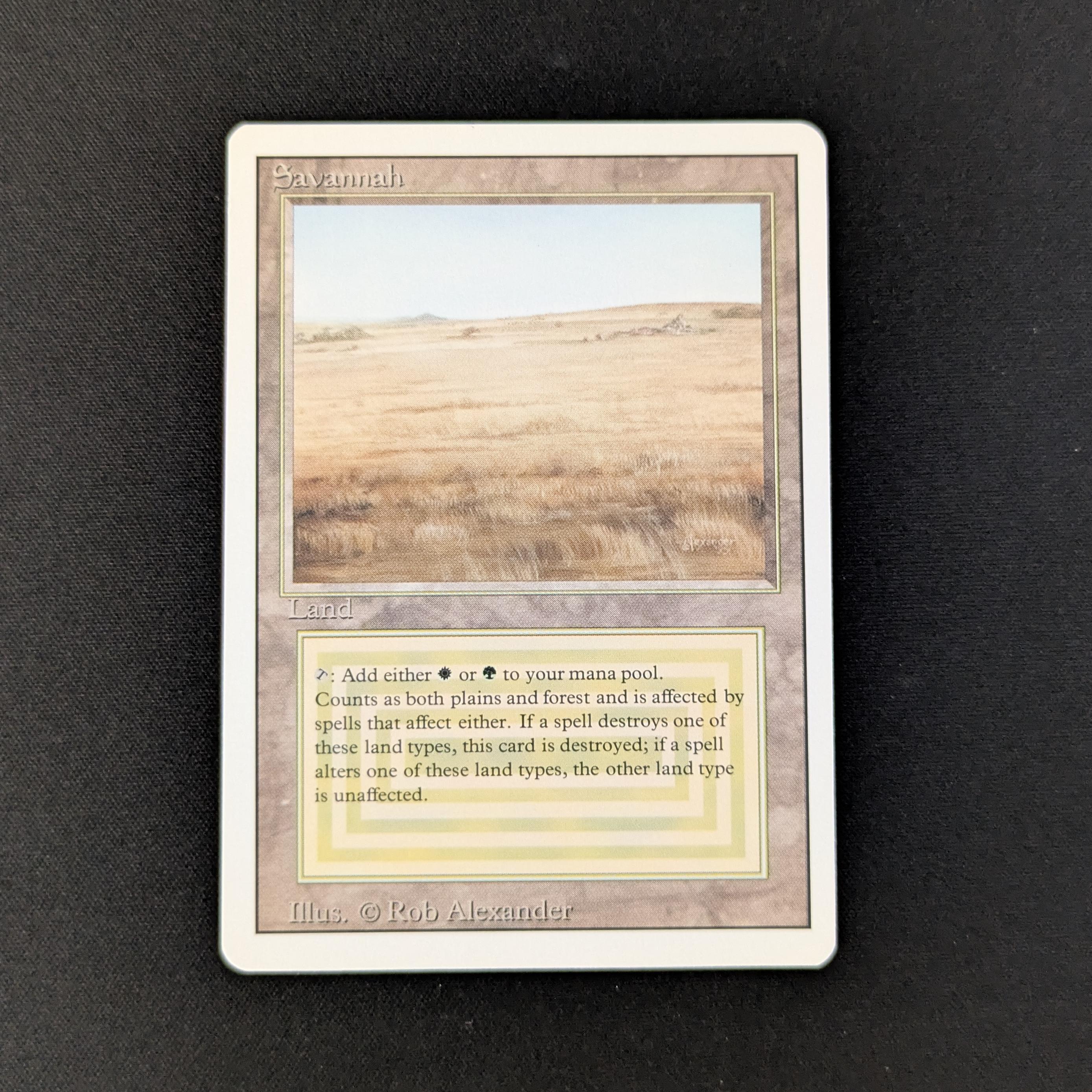 MTG Singles - Savannah - Revised - EX - 25660