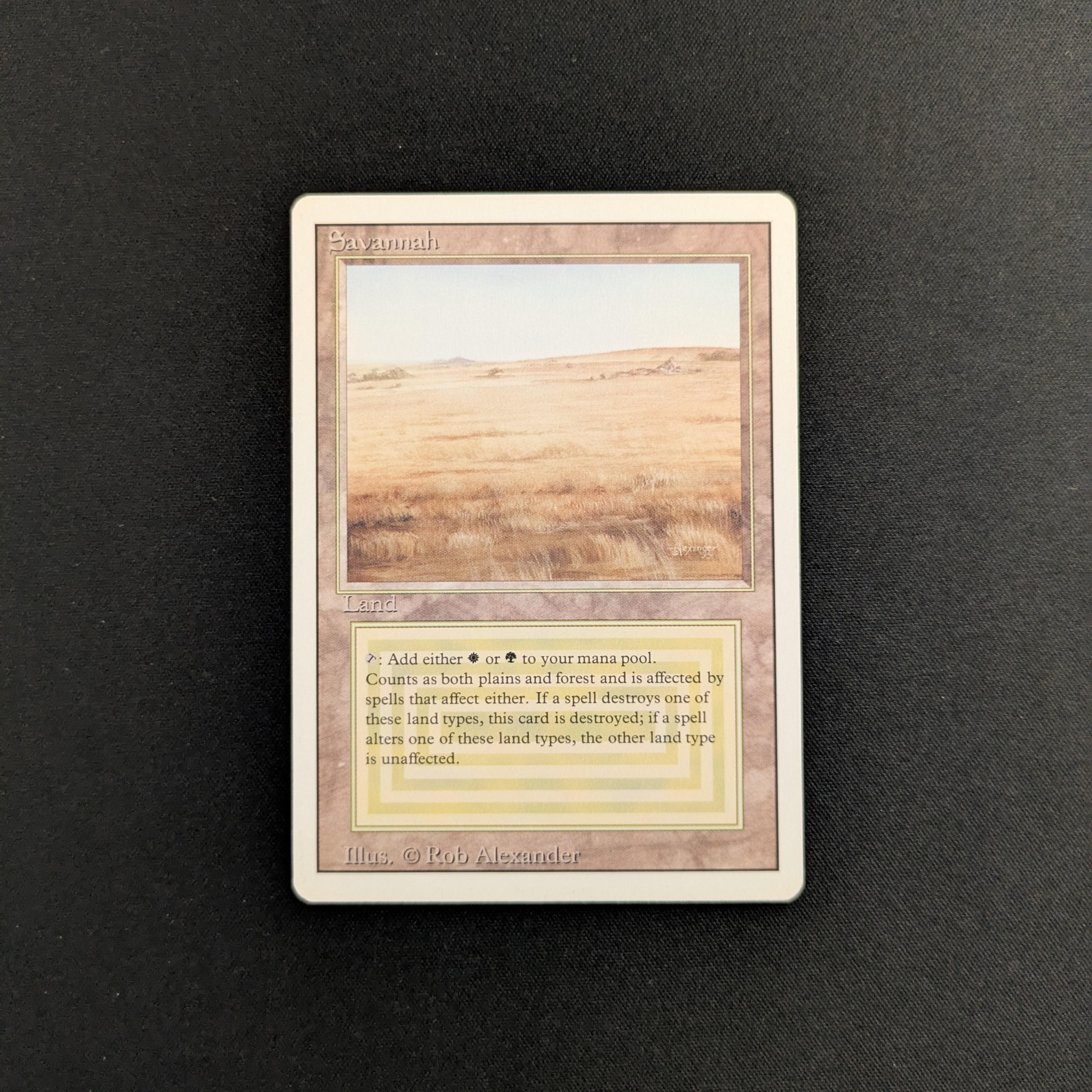 MTG Singles - Savannah - Revised - GD - DENT - 25662